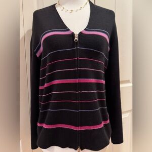 🩷 DESIGNER ORIGINALS Zip Up Cotton Cardigan